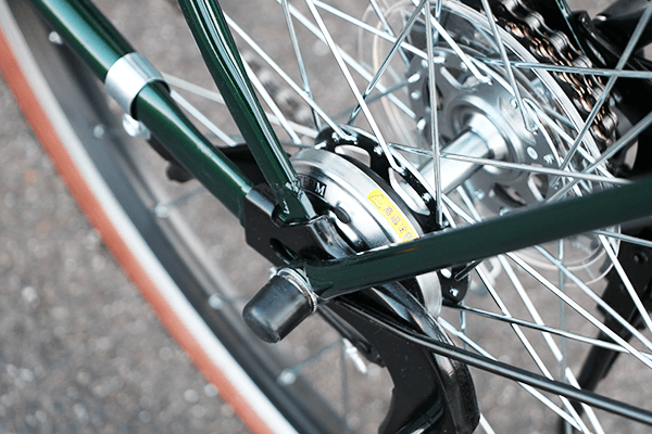 長期間使用しても音鳴りのしにくいブレーキで、いつでも快適。