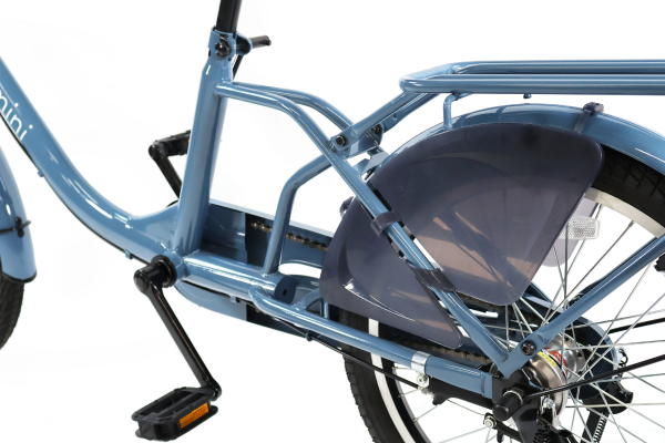 【直接引取希望】Cyma チャイルドシート搭載limini+ ※非電動 ヘッドレスト付チャイルドシート搭載limini 子供乗せ自転車 20インチ