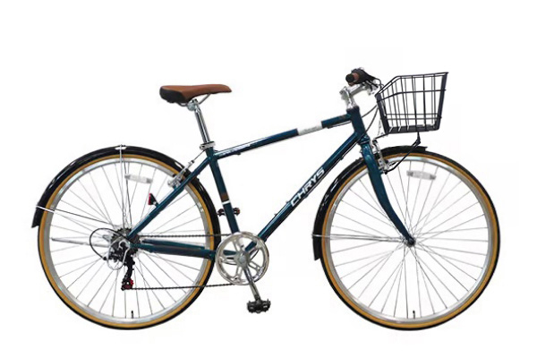 cyma カゴ付きCHRYS(クライス) ［クロスバイク］［外装6段変速］［700C］