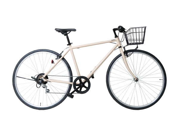 cyma カゴ付きToffee(トフィー)［クロスバイク］［外装6段変速］［700C］