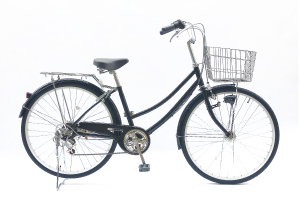 ブラック／cyma urban［外装6段変速］［26インチ］［クラス27キャリア］