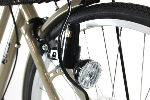 LEDなので、抵抗が軽く低速度でも明るく点灯します。