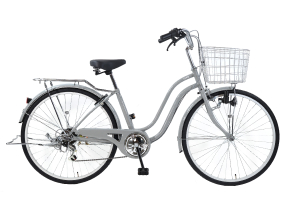 アッシュグレイ／cyma basic(サイマベーシック)［外装6段変速］［26インチ］