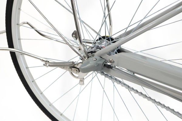 チェーンが外れにくく、長期間メンテナンス不要な内装3段変速。