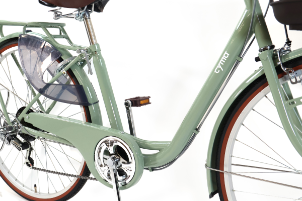 地上高わずか35.5cmの乗り降りしやすい低床フレーム設計。