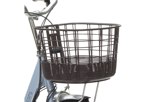 樹脂製なので荷物を傷つけず、籐風デザインは荷物の目隠し・落下防止に役立ちます。