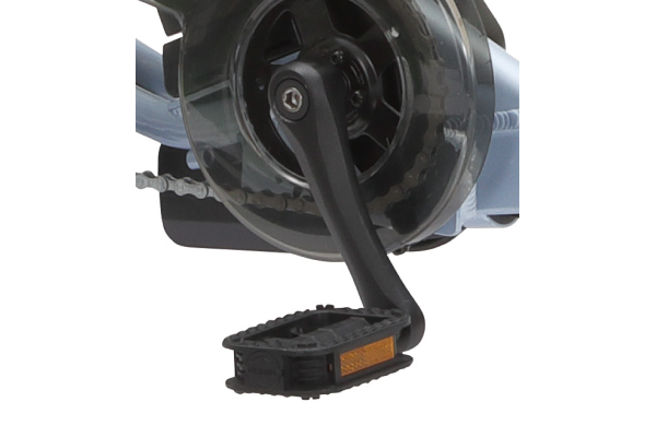 足への負担が少なくしてくれるショートクランクなので、楽に漕げます。