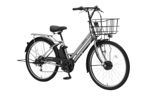 ニッケルシルバー／グラウスアシスト［外装6段変速］［26インチ］［クラス27キャリア］