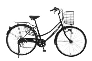 【通学自転車まるごとセット】Punk Rock/ブラック