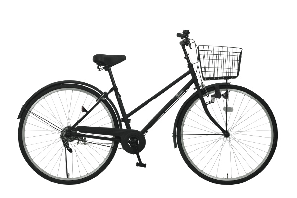27インチ 自転車 シティサイクル ママチャリ ブラック 黒系 No.357 