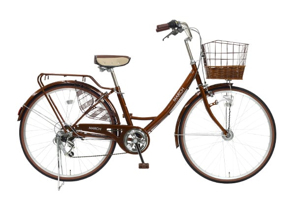 グランディーノ［外装6段変速］［26インチ］［クラス27キャリア］［後カゴ取付可能］