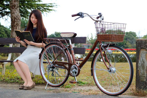 パールピンクの自転車ママチャリ【取りに来て頂ける方】 - 子供用 