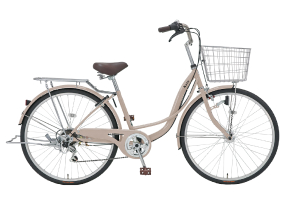 マットモカベージュ／アウラ266［外装6段変速］［26インチ］