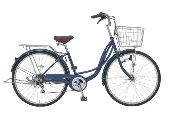 自転車 アサヒ ベージュ　26インチ ※動作チェックOK 店頭受取限定】 あさひ 自転車 子供用 26インチ オートライト 変速なし