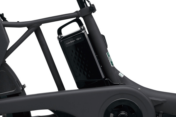 バッテリー容量が16.0Ah。オートマチックモードで約60km走行可能！