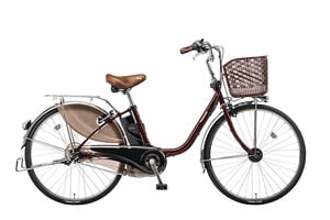 中古電動自転車 パナソニック ビビTX 26インチ　ブラウン 横浜№3354 ビビ・DX-2015モデル- パナソニック(Panasonic) 電動自転車・電動
