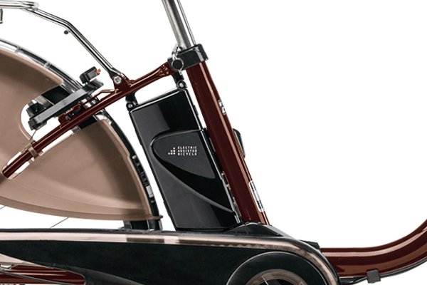 走行条件によりアシスト力を自動的にコントロールし、最適なエコ運転を実現。約4.5時間の充電で最大51km走行可能。