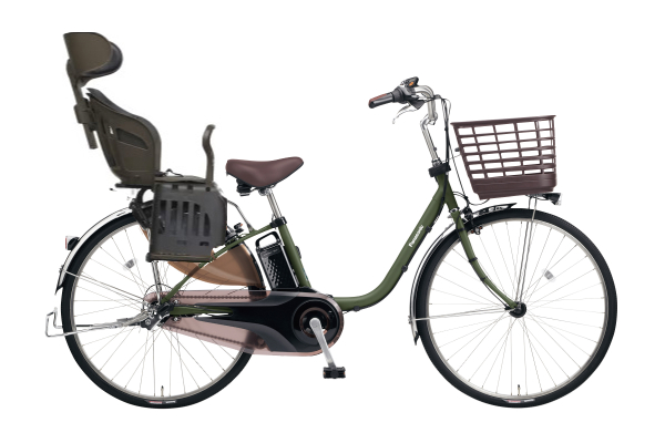 【電動自転車・電動アシスト自転車】パナソニック（Panasonic） ヘッドレスト付きチャイルドシート搭載ビビ・DX 内装3段変速］［24インチ］［26インチ］