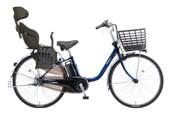 【電動自転車・電動アシスト自転車】パナソニック（Panasonic） ヘッドレスト付きチャイルドシート搭載ビビ・DX 内装3段変速］［24インチ］［26インチ］