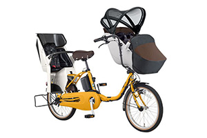 マットハニー／3人乗り用チャイルドシート付きギュット・クルーム・DX［内装3段変速］［20インチ］［クラス27キャリア］