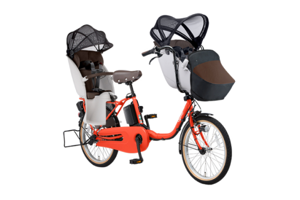 【電動アシスト自転車】パナソニック（Panasonic） 3人乗り用チャイルドシート付きギュット・クルーム・EX 電動自転車・電動アシスト自転車 子供乗せ自転車 20インチ
