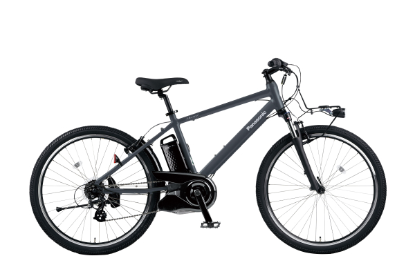 Panasonic電動自転車ハリヤ ◎マットブラック美品〈バッテリーは含み 