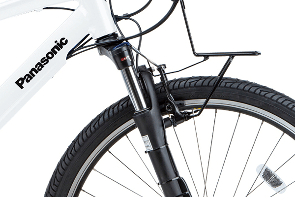 走行中の衝撃をやわらげます。