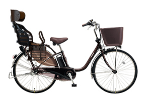 ビターブラウン／ヘッドレスト付きチャイルドシート搭載ビビ・KD -2018モデル-［内装3段変速］［24インチ］［26インチ］［クラス27キャリア］