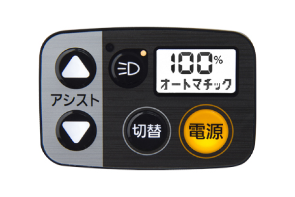 2022モデルからは液晶スイッチ5で小型化、薄型化によりハンドル周りに馴染むスマートに。