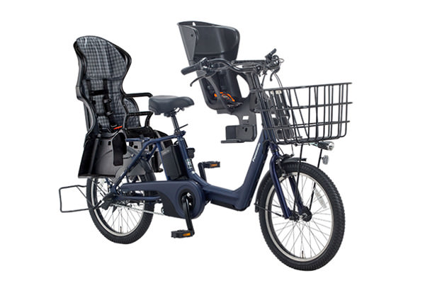 【電動アシスト自転車】パナソニック（Panasonic） 3人乗り用チャイルドシート付きギュット・アニーズ・DX -2017モデル- 電動自転車・電動アシスト自転車 子供乗せ自転車 20インチ