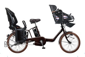／3人乗り用チャイルドシート付きギュット・ミニ・DX-2015モデル-［内装3段変速］［20インチ］［クラス27キャリア］
