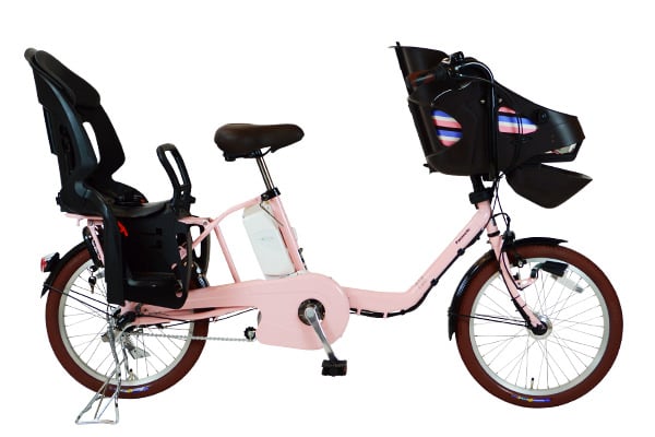 【電動アシスト自転車】パナソニック（Panasonic） 3人乗り用チャイルドシート付きギュット・ミニ・DX-2015モデル- 電動自転車・電動アシスト自転車 子供乗せ自転車 20インチ