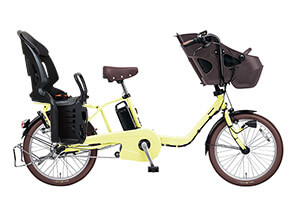 3人乗り用チャイルドシート付きギュット・ミニ・DX -2018モデル- パナソニック(Panasonic) 子供乗せ自転車 20インチ | 自転車通販「cyma  -サイマ-」人気自転車が最大40%OFF！