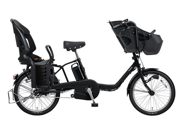 【電動アシスト自転車】パナソニック（Panasonic） 3人乗り用チャイルドシート付きギュット・ミニ・DX -2018モデル- 電動自転車・電動アシスト自転車 子供乗せ自転車 20インチ