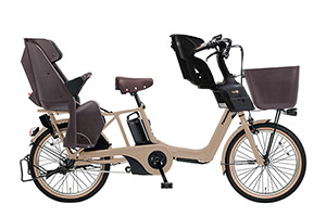 ／3人乗り用チャイルドシート付きギュット・アニーズ・KD -2018モデル-［内装3段変速］［20インチ］