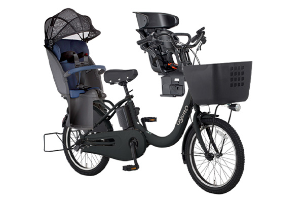 Panasonic ギュット ミニ 三人乗り電動アシスト自転車（前後Panasonic 