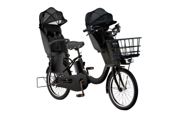 【電動アシスト自転車】パナソニック（Panasonic） 3人乗り用チャイルドシート付きギュット・クルームR・DX 電動自転車・電動アシスト自転車 子供乗せ自転車 20インチ