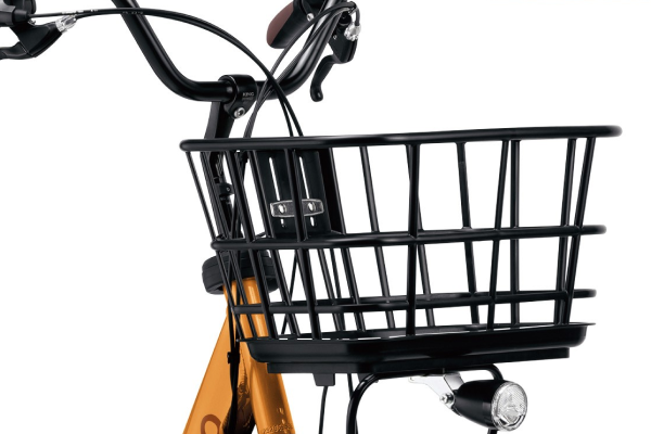 便利で使いやすくなったバスケットは荷物を傷つけにくく、ワイドな大容量サイズ。※高さ約240mm×奥行約330mm×幅約440mm