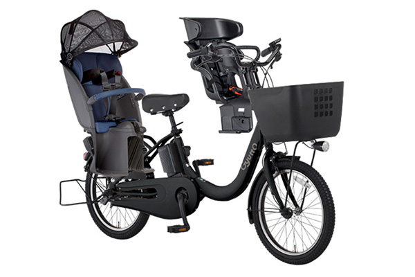 【電動自転車・電動アシスト自転車】パナソニック（Panasonic） 3人乗り用チャイルドシート付きギュット・クルームR・EX