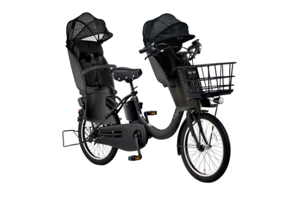【電動アシスト自転車】パナソニック（Panasonic） 3人乗り用チャイルドシート付きギュット・クルームR・EX 電動自転車・電動アシスト自転車 子供乗せ自転車 20インチ