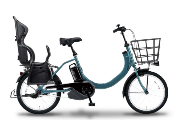 【Panasonic】子供乗せ電動自転車20型3速LEDライト付属品完備※動作品 3人乗り用チャイルドシート付きギュット・クルームR・DX
