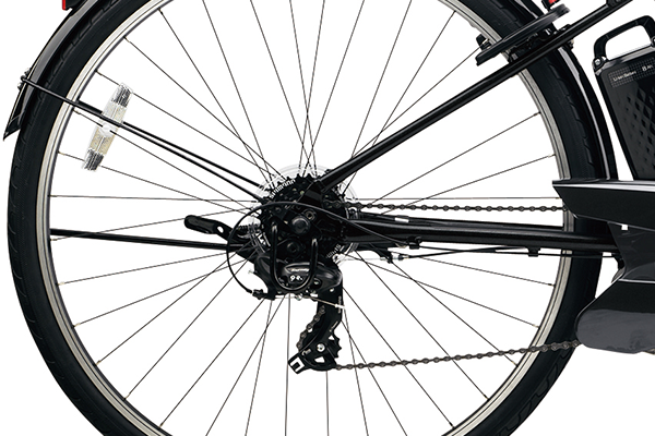 急な坂道や下り坂でも安心(※画像は2019モデル)