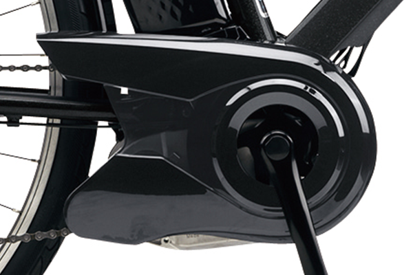 チェーンの油で洋服が汚れる心配なし！(※画像は2019モデル)