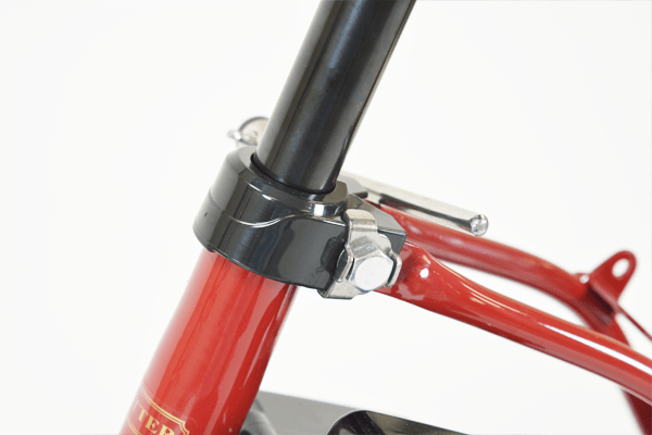 サドルの盗難防止に！簡単に抜き取られないよう設計。
