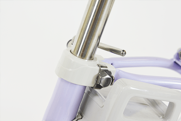サドルの盗難防止に！簡単に抜き取られないよう設計。