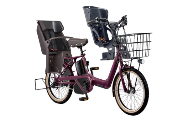 ❶5881子供乗せ電動アシスト自転車Panasonic20インチ良好バッテリー