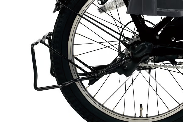 小柄な方も足が届きやすく、しっかりした作りで停車中のお子様の乗せ降ろしも安心して行えます。