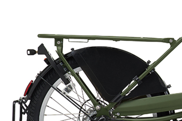 チャイルドシートを取り付けて二人子乗せも対応可能です。