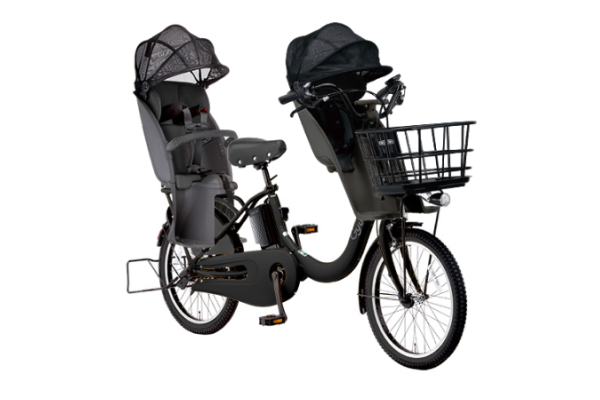 【電動アシスト自転車】パナソニック（Panasonic） 3人乗り用チャイルドシート付きギュット・クルームF・DX 電動自転車・電動アシスト自転車 子供乗せ自転車 20インチ