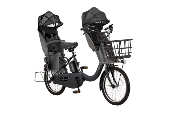 ④7037子供乗せ電動アシスト自転車3人乗りPanasonic20インチ良好バッテリー dショッピング |子供乗せ自転車 電動自転車 Panasonic(パナソニック) 3
